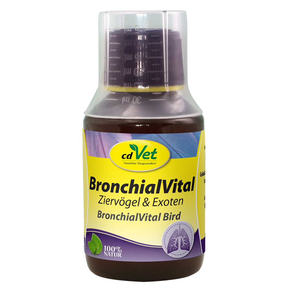 BronchialVital, ZierVögel Exoten, BronchialVital Bird, Natur 100%, Flasche Tropfen
