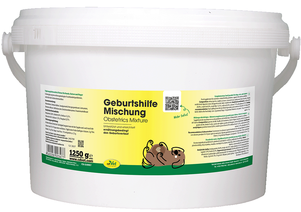Geburtshilfe Mischung, Obstetrics Mixture, Hund & Tierarzt, Tiernahrung, Küchenchemie