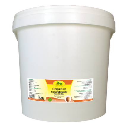 Singulares Eierschalenmehl Natur Struktur 10 kg