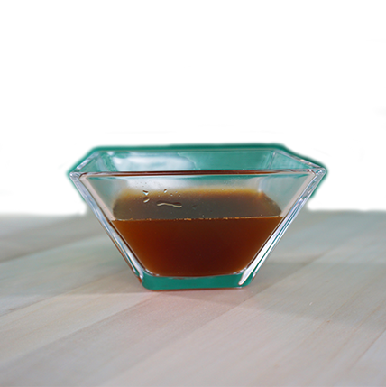 reduziert, soße, glas schüssel, soßen schale, glasschale