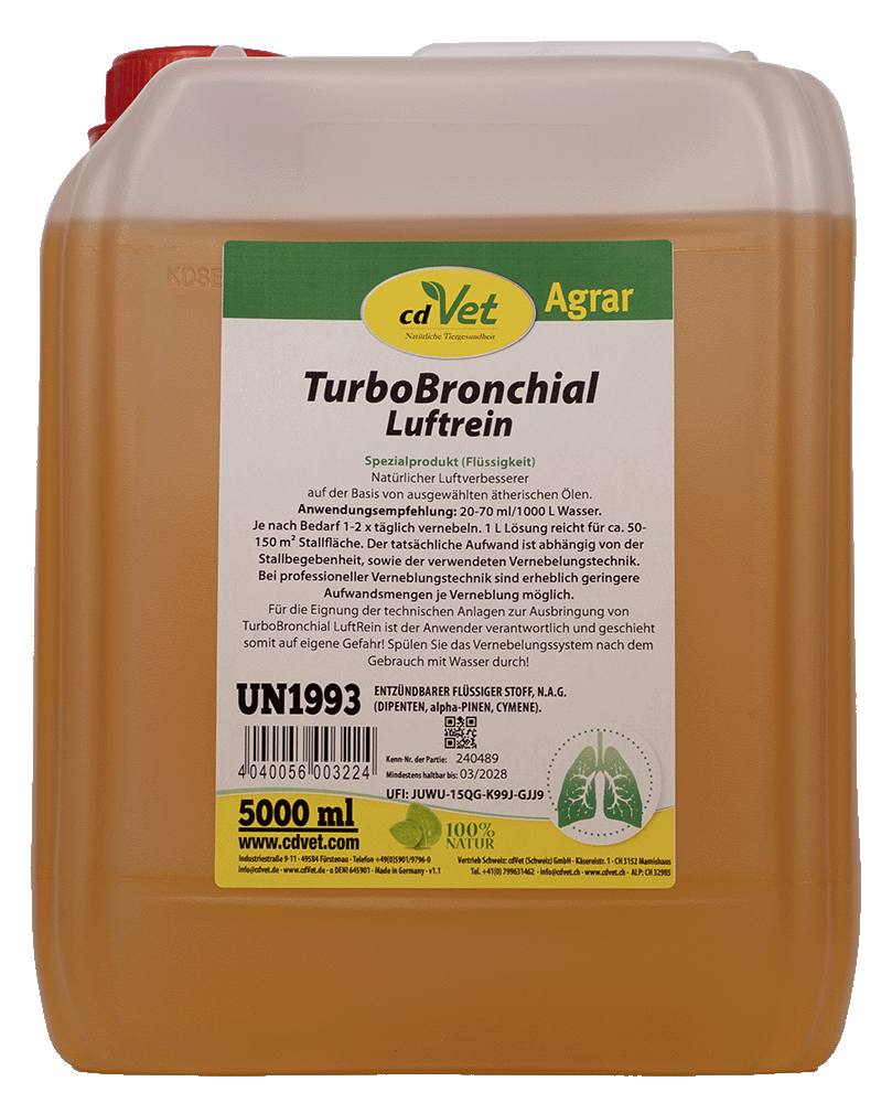 Luftreiniger, TurboBronchial, Flüssigkeit, Agrar, 5000 ml