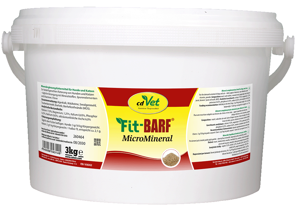 Futter, Mineralstoff, Hunde, Katzen, 3kg