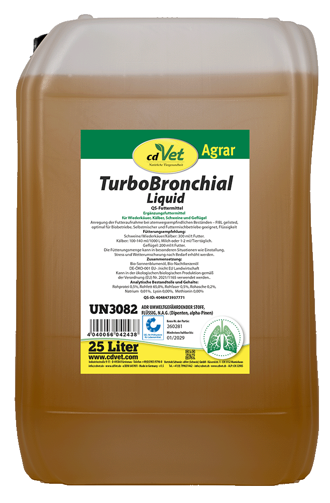 Flüssigkeit, TurboBronchial, Agrar, 25 Liter, Therapeutische Mischung