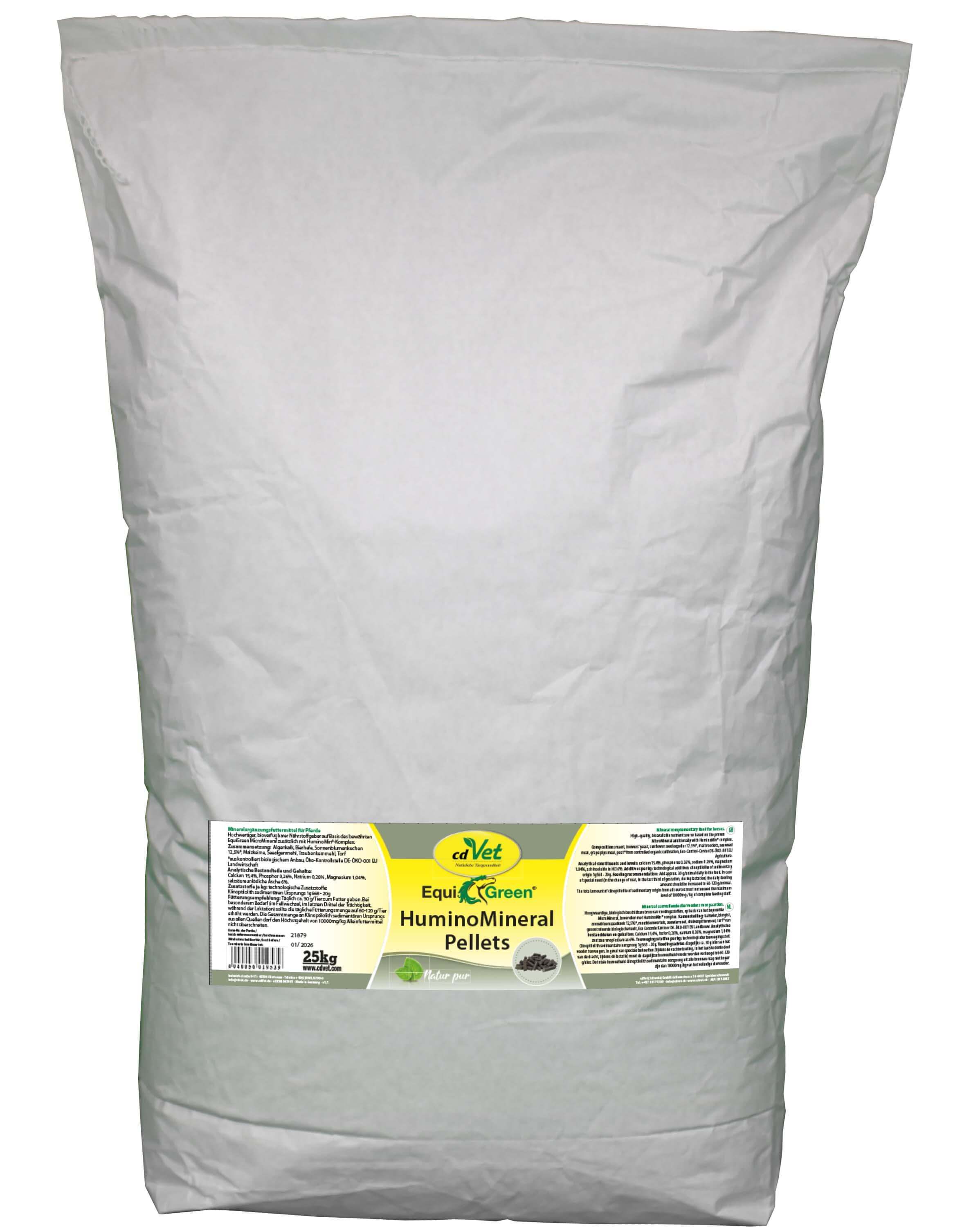 EquiGreen HuminoMineral Pellets 25 kg