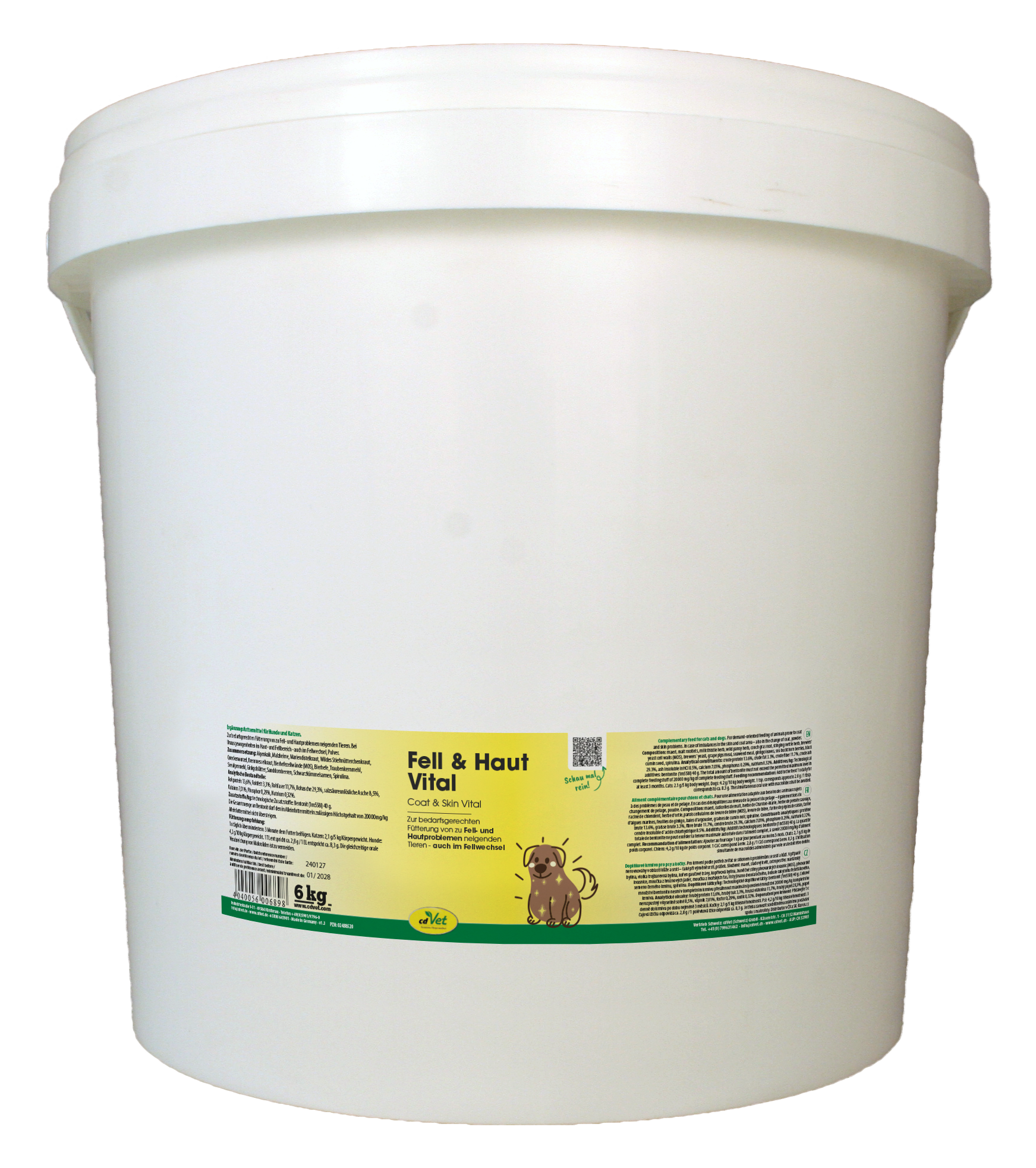 Fell & Haut Vital Hund & Katze 6 kg