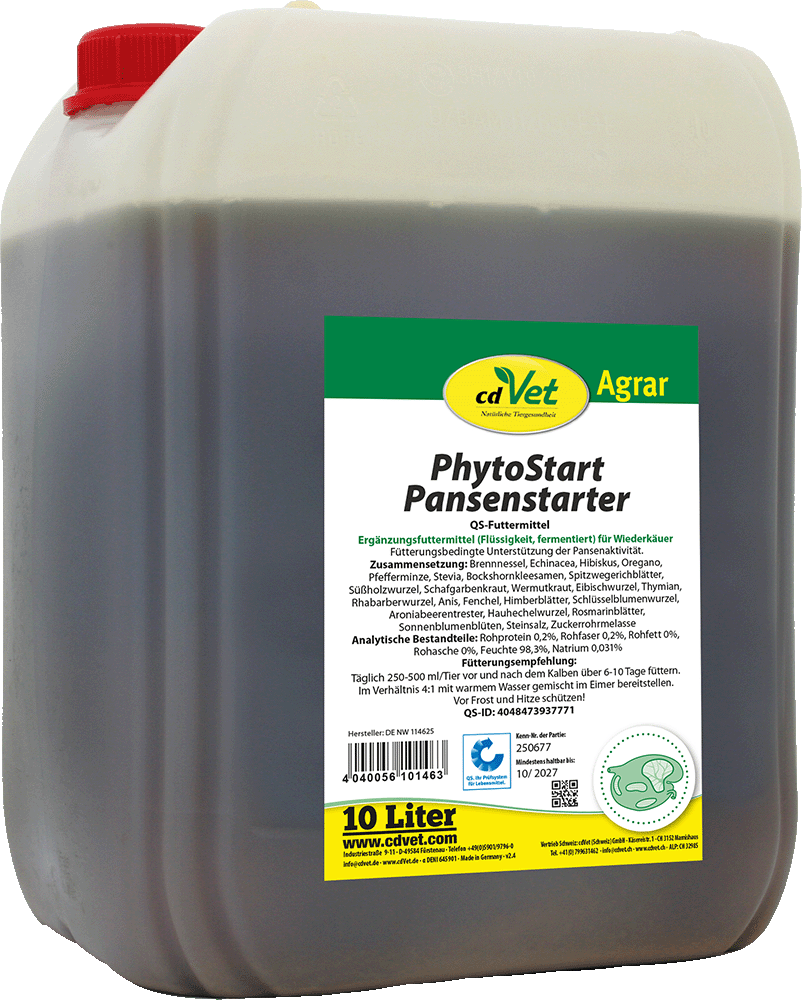 Agrochemical, FOD additive, Pansenstarter, Phytostart, 10 Liter