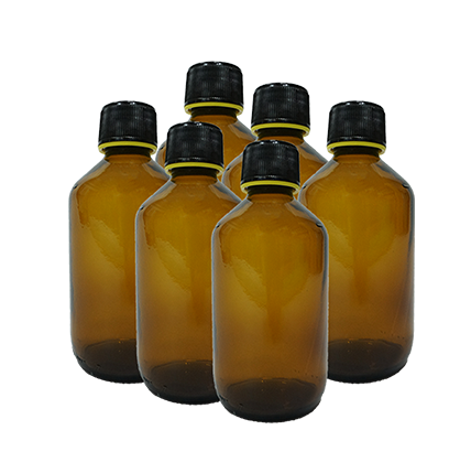 Braunglasflasche 250 ml (6 St.)
