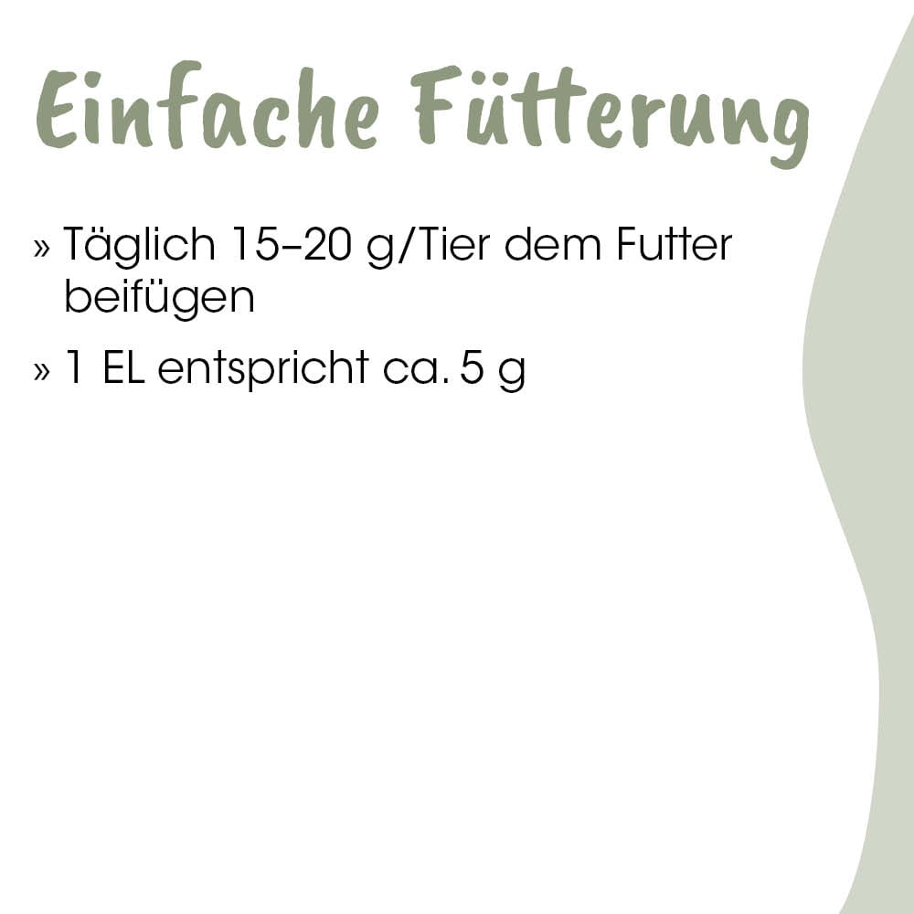 Futterung, Tierfutter, Futterdose, 1 Liter, 5 g