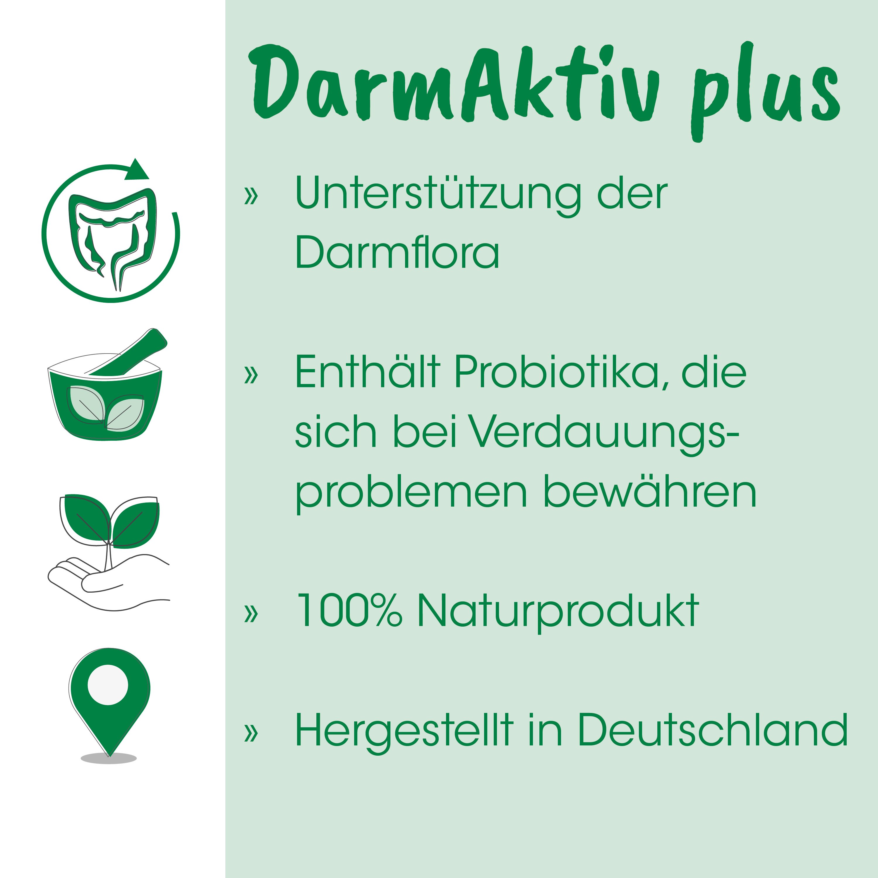 Darmflora, Naturprodukt, Probiotika, 100% Naturprodukt, Deutschland Herstellung