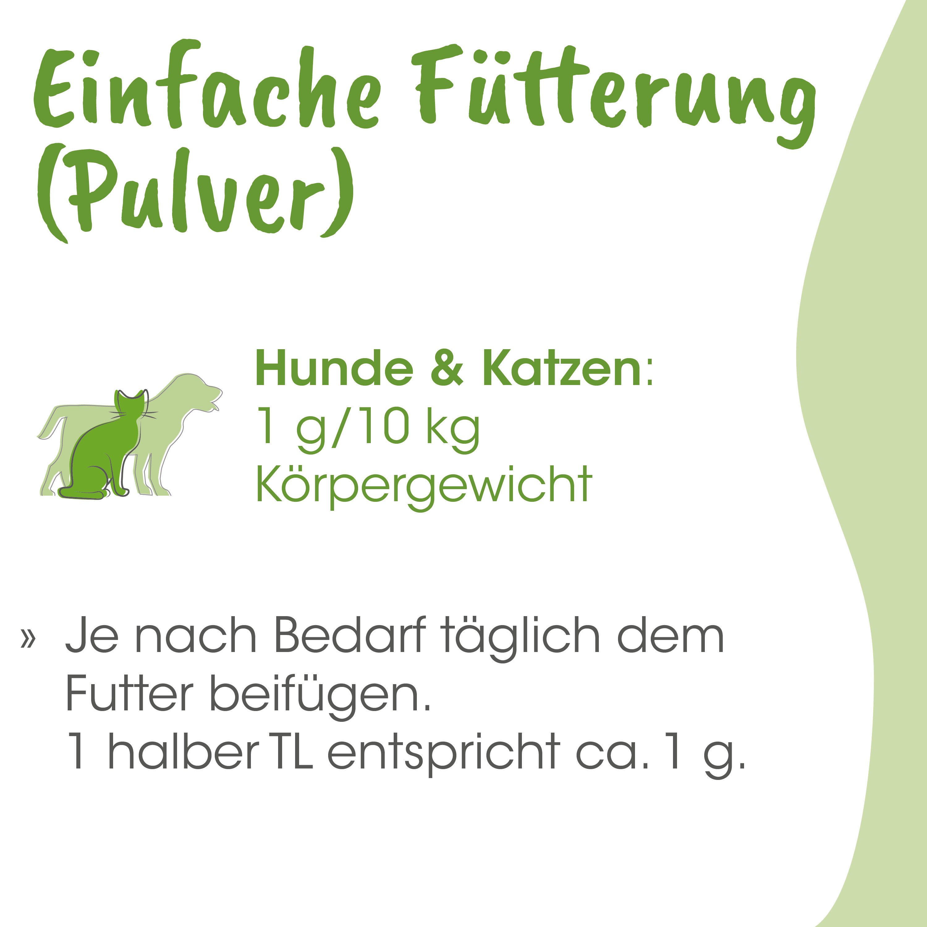 Hunde & Katzen, Pulver, Futterdose, Tierfutter, Körner- oder Pulverfutter