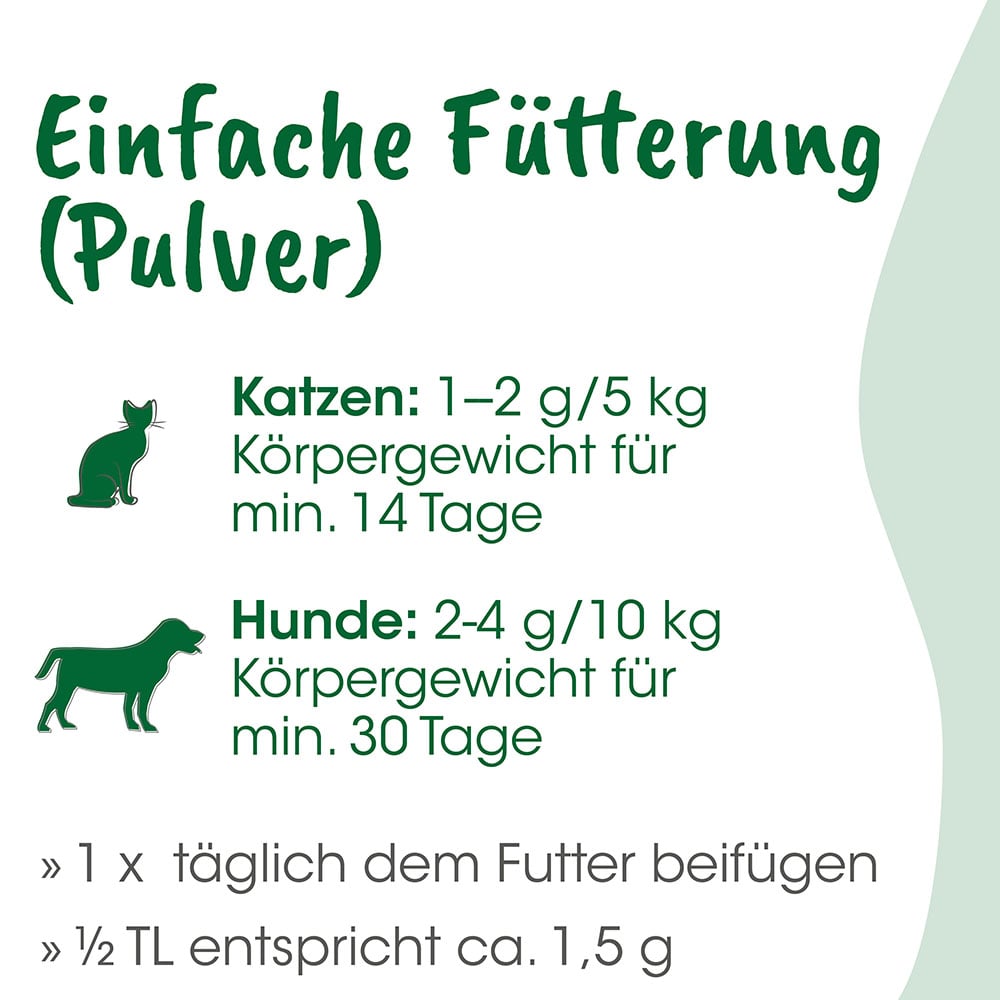Pulver, Futter, Katzenfutter, Hundefutter, gewichtsanleitung