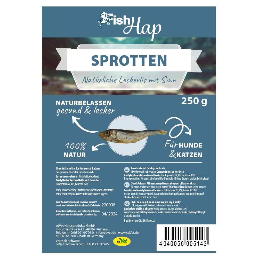 Fit-Hap FishHap Sprat 250 g