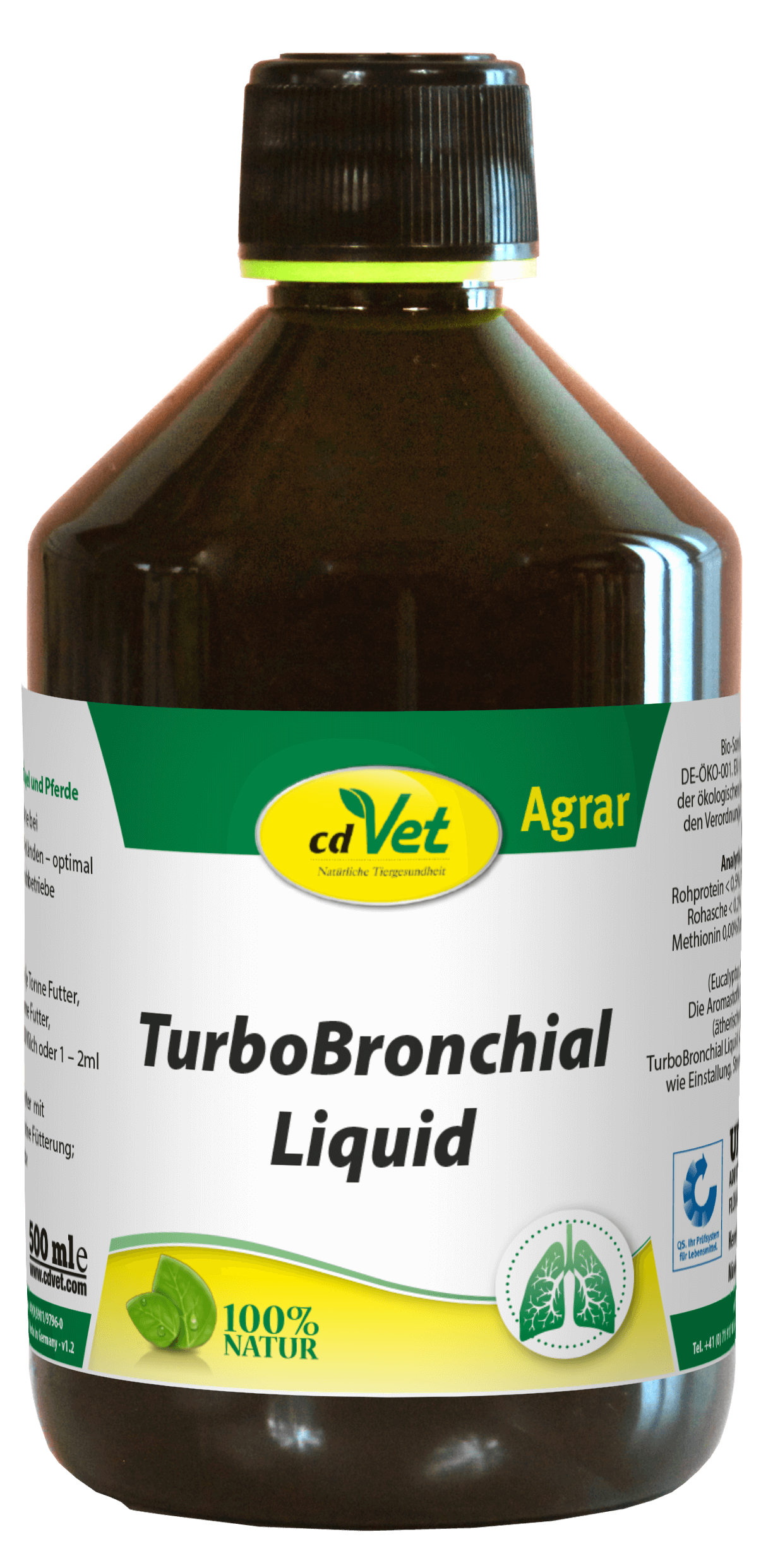 TurboBronchial, Flüssigkeit, 600 ml, Pharmazeutisch, cdVet Agrar