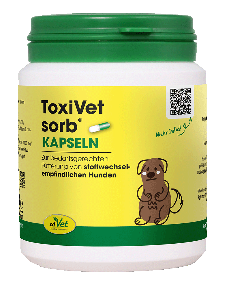 Kapseln, ToxiVet, Hundeernährung, Nahrungsergänzung, Stoffwechsel