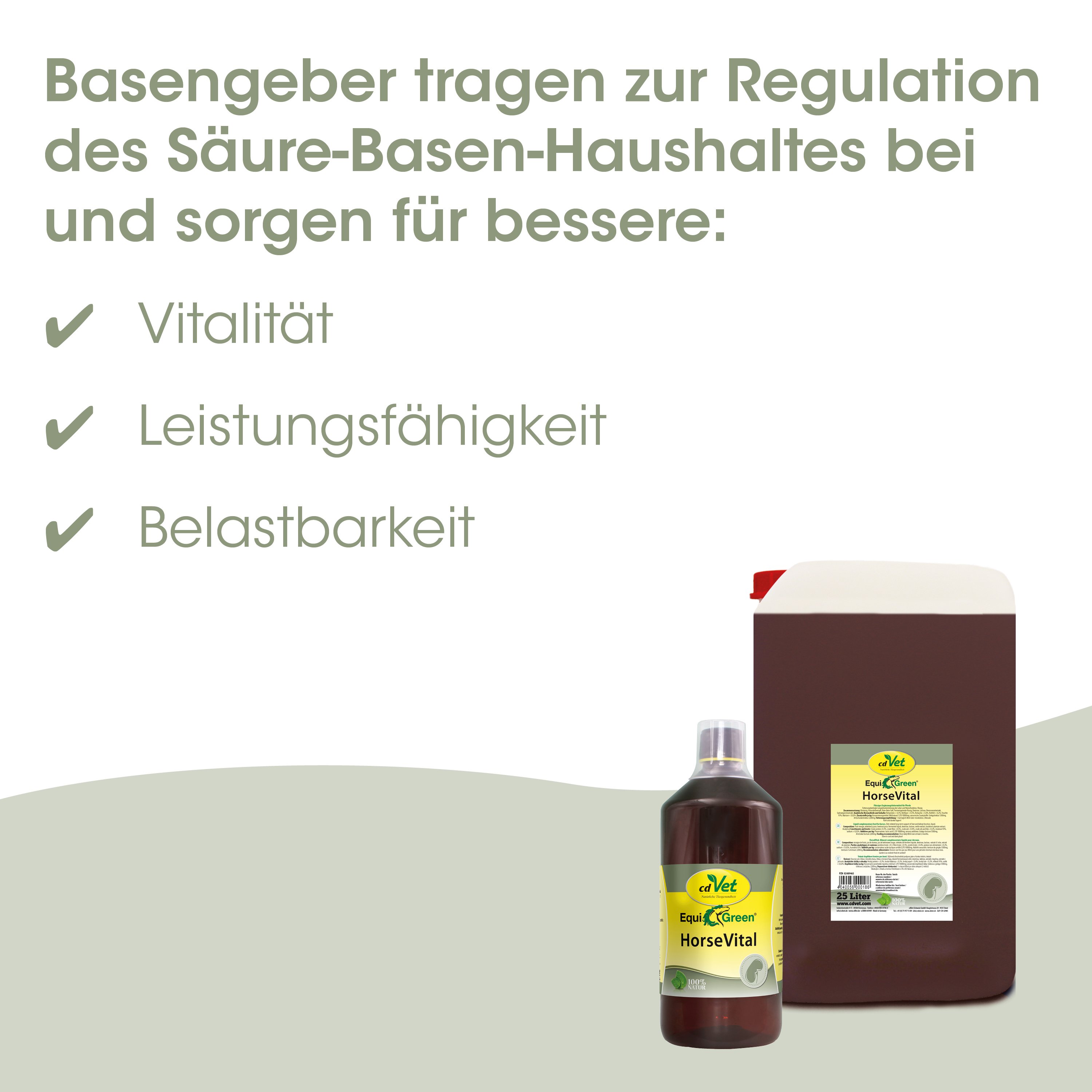 HorseVital, Equine Health, liquid supplement, brown bottle, jerry can