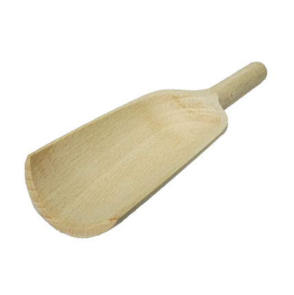 Schaufel aus Holz flach 18 cm