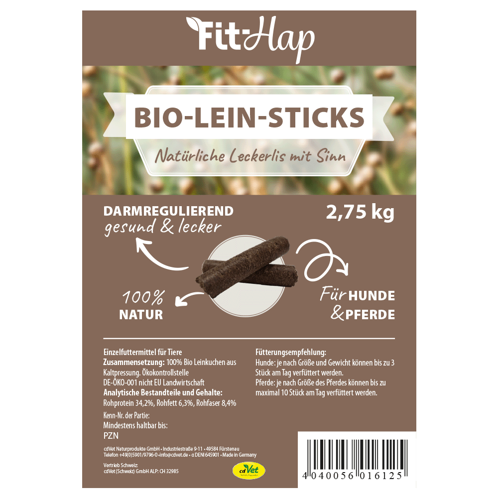 Fit-Hap Bio-Lein-Sticks 2,75 kg