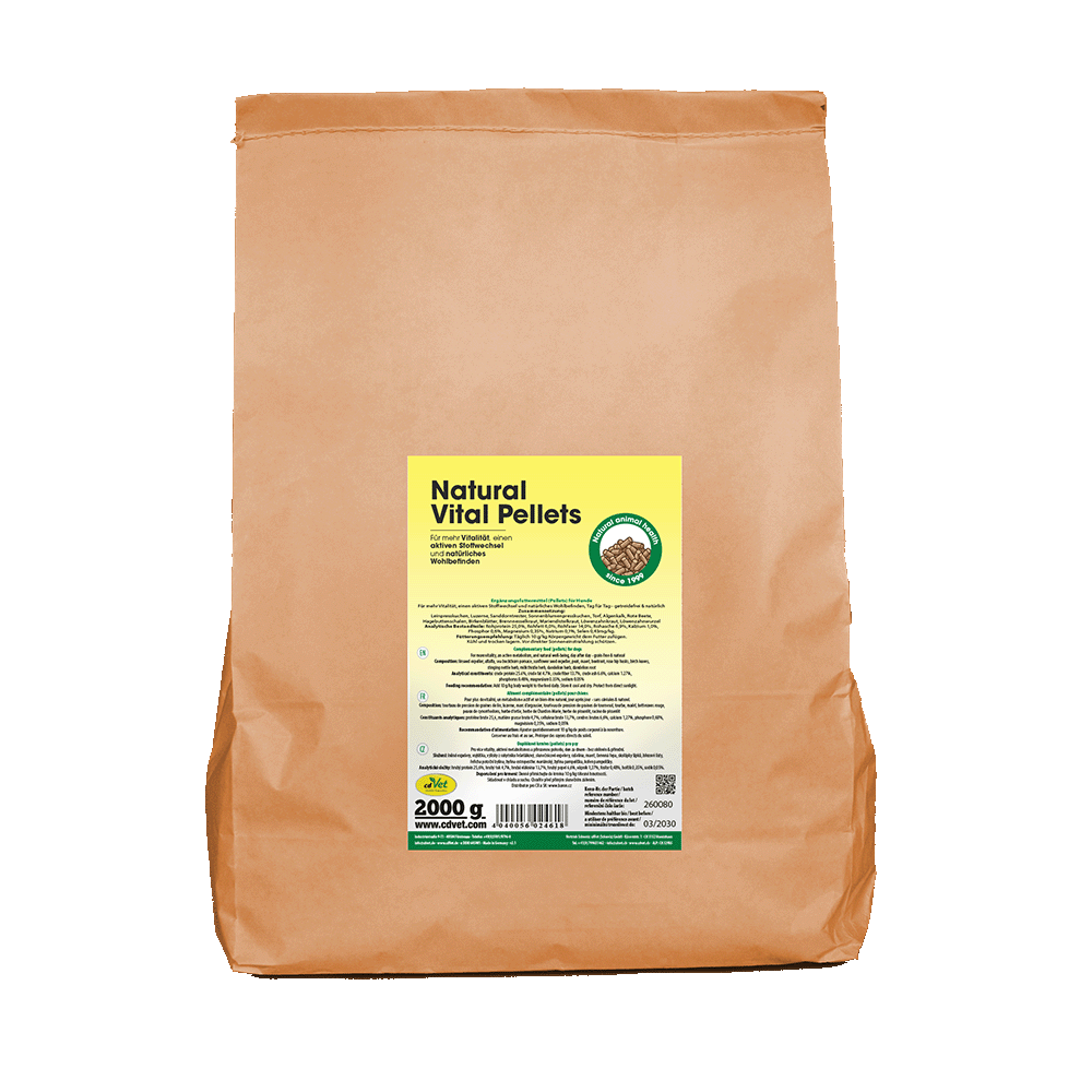 Natural, Vital Pellets, Pellet, Hundefutter, 2000 g