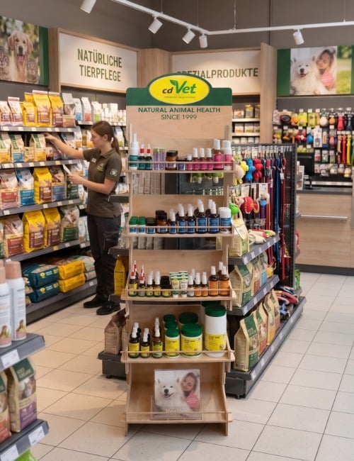Tierarztprodukte, Naturpflege, Hunde, Pflegeprodukte, Anzeige
