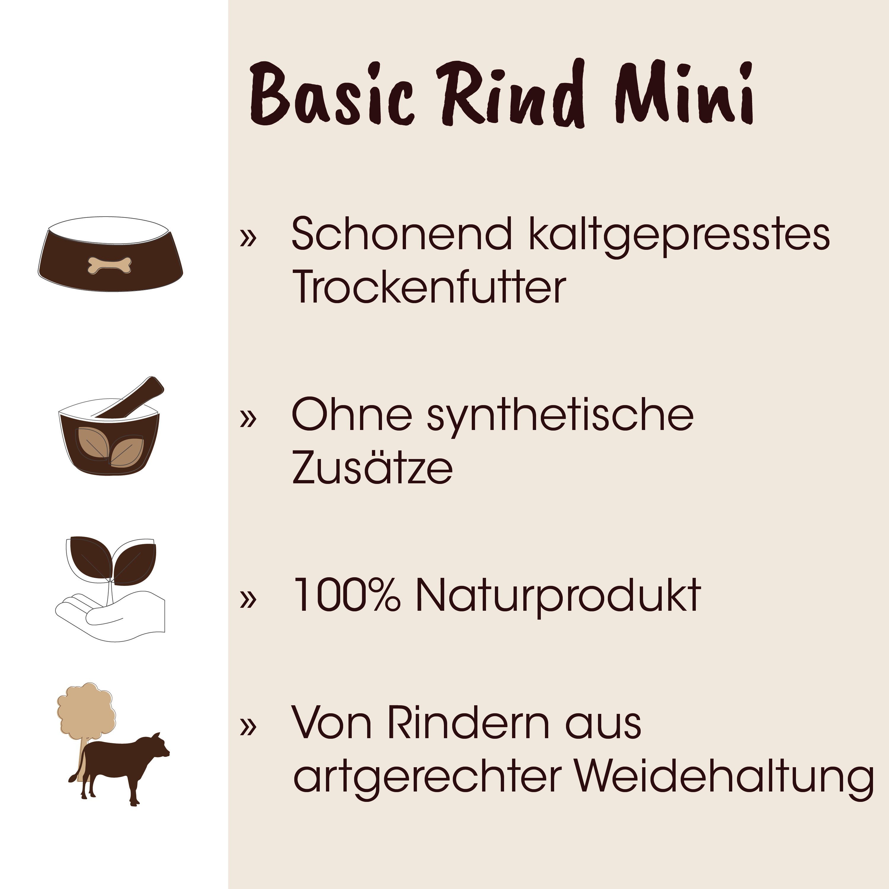 Hunde Nahrung, Trockenfutter, Naturprodukt, Rind, artgerechte Haltung