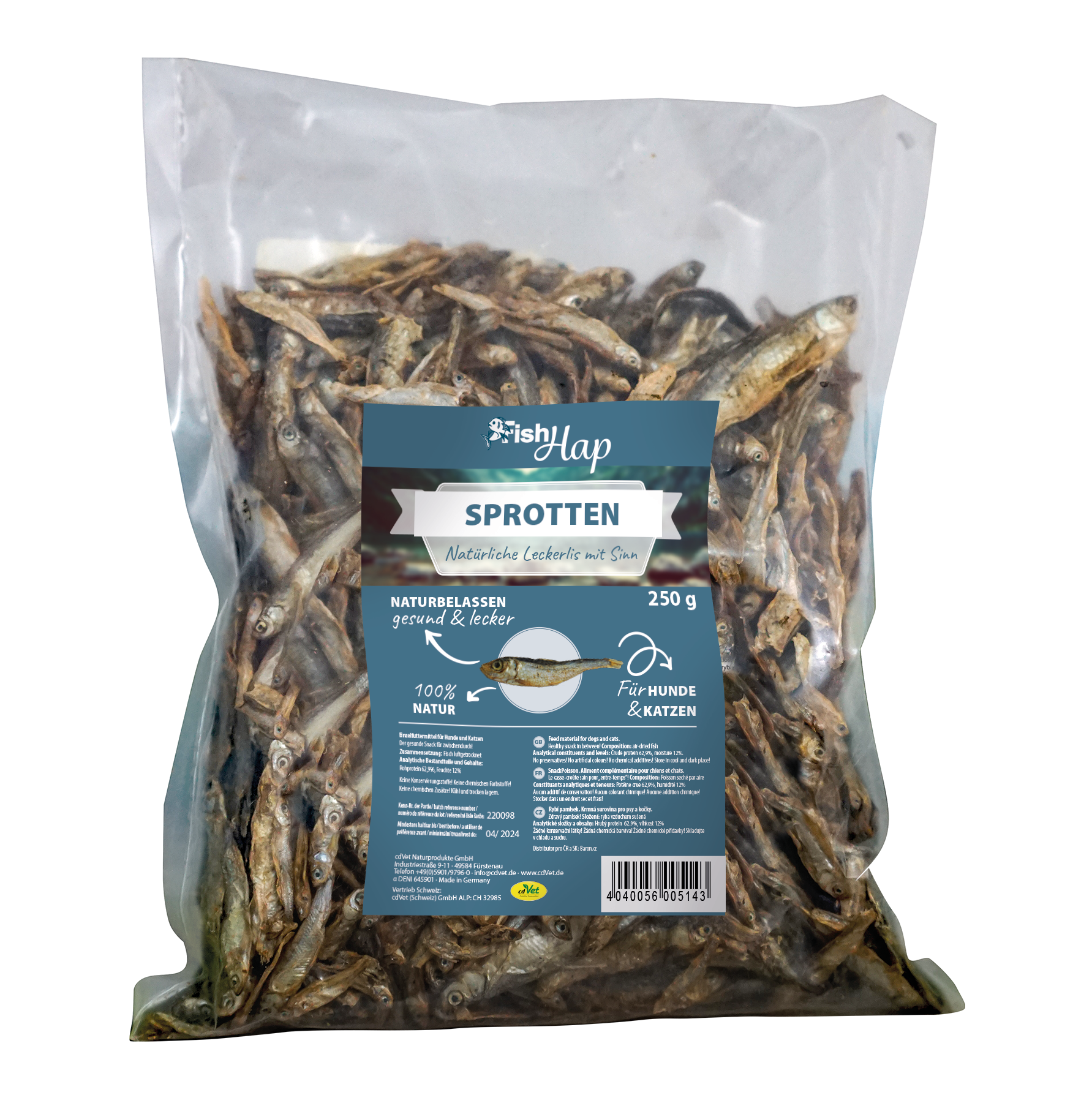 Fit-Hap FishHap Sprotten 250 g