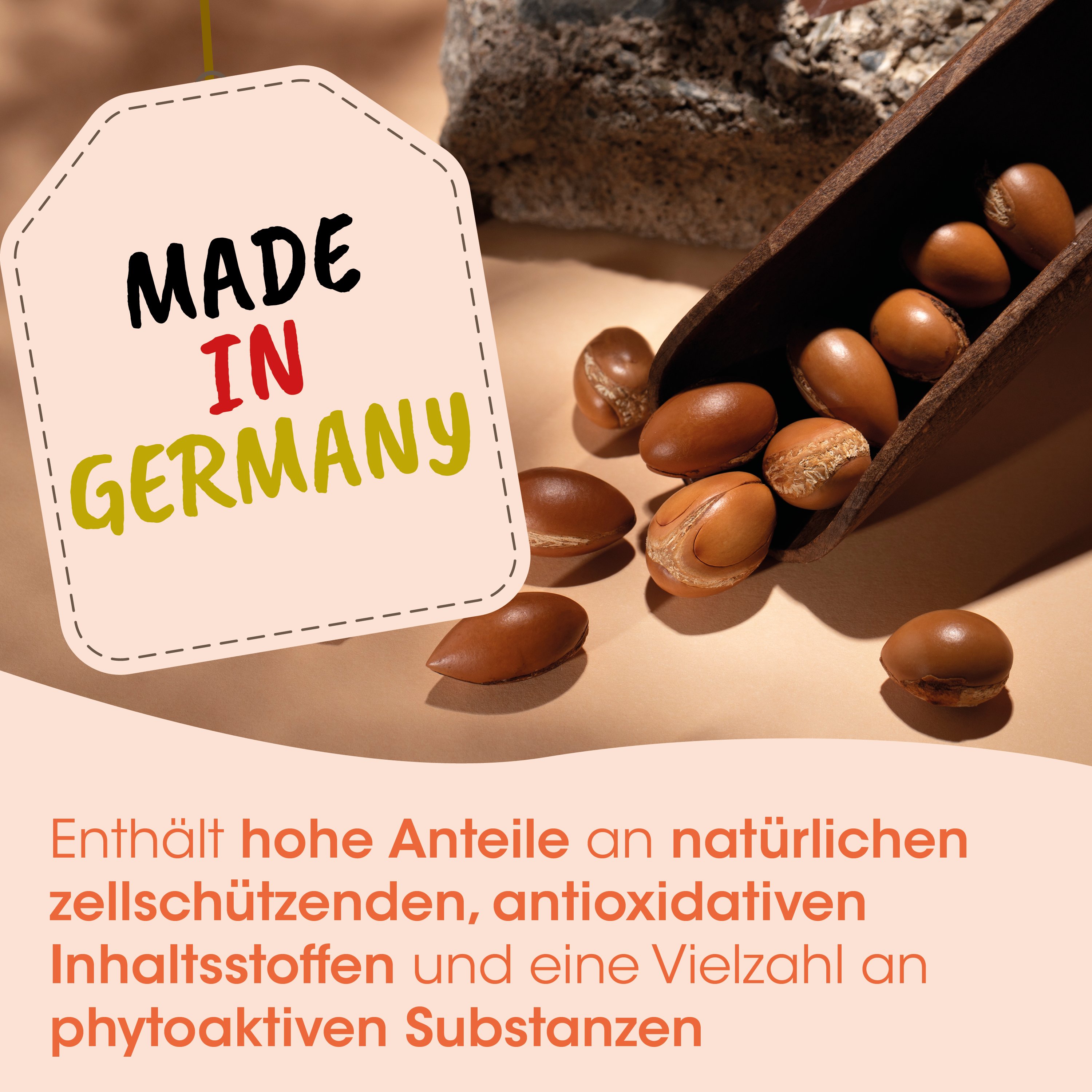 Kaufmotiv, Made in Germany, Nüsse, Körner, Naturstoffe