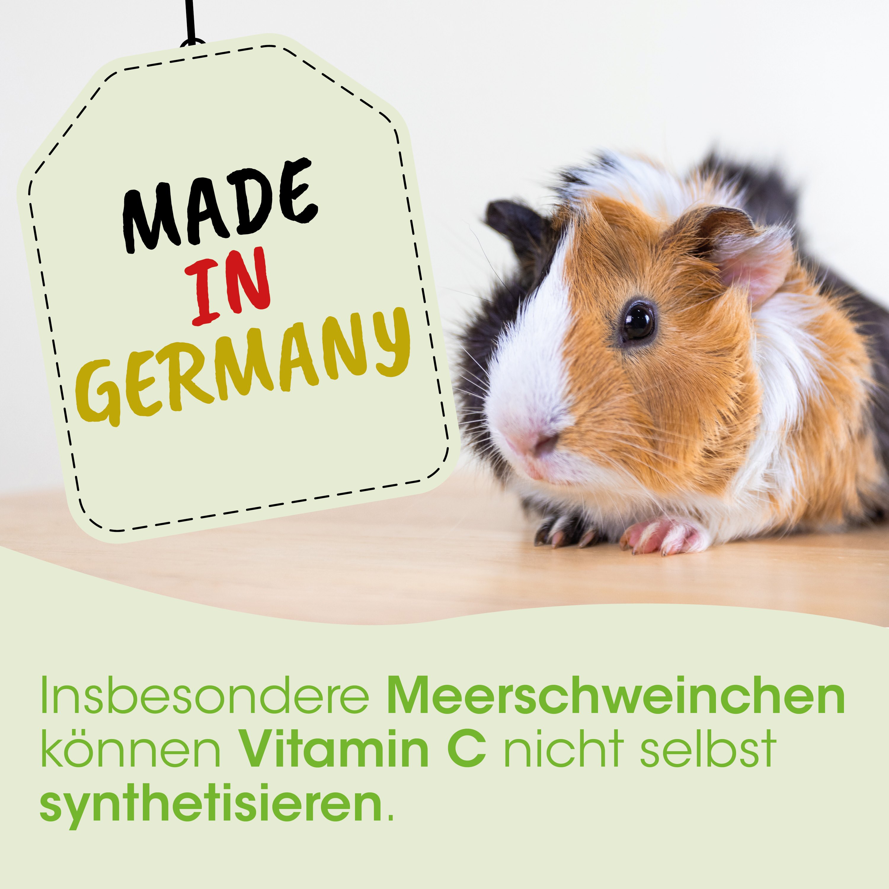 Guinea pig, Tierfell/Haustier, Made in Germany, Nährwertangabe, Vitamin C