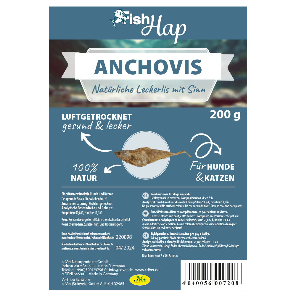 Fit-Hap FishHap Anchovis 200 g