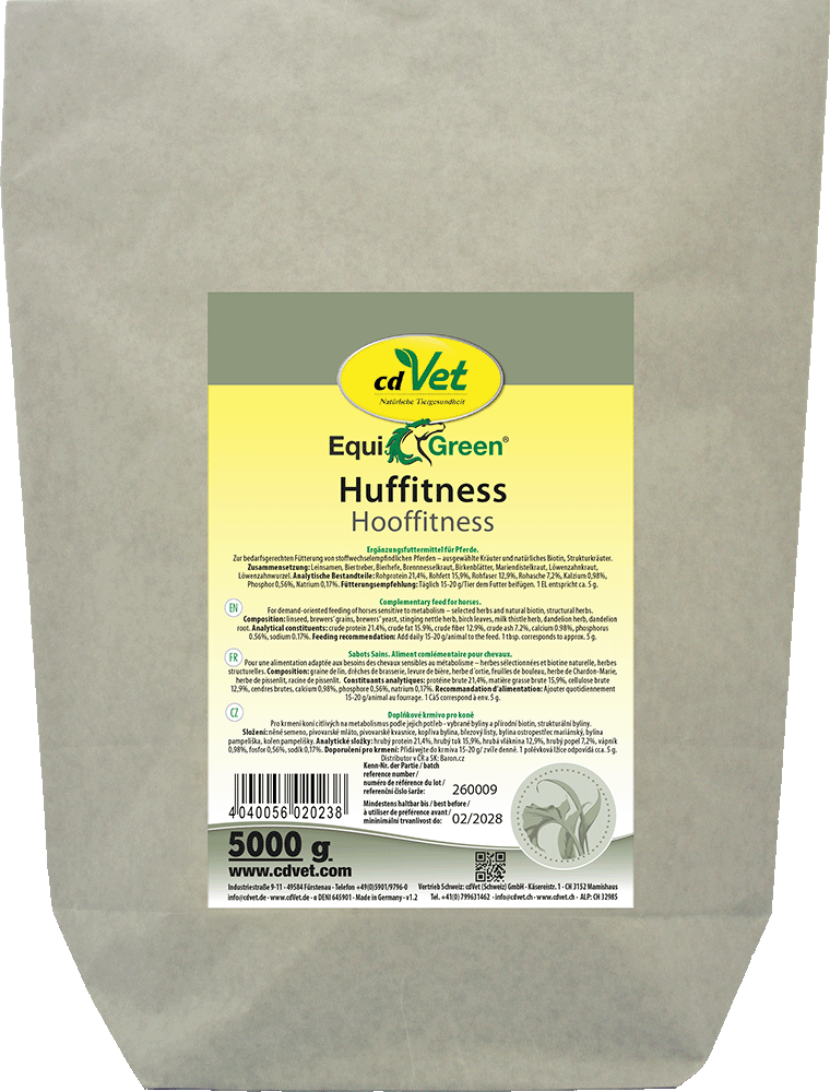 Hundefutter, Trockenfutter, 5000 g, Huffiness, Beutel, Huffiness, Futter, Tierfutter, Grasfutter, Beutel 5000 g