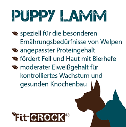 Fit-Crock Puppy Lamm 3 kg