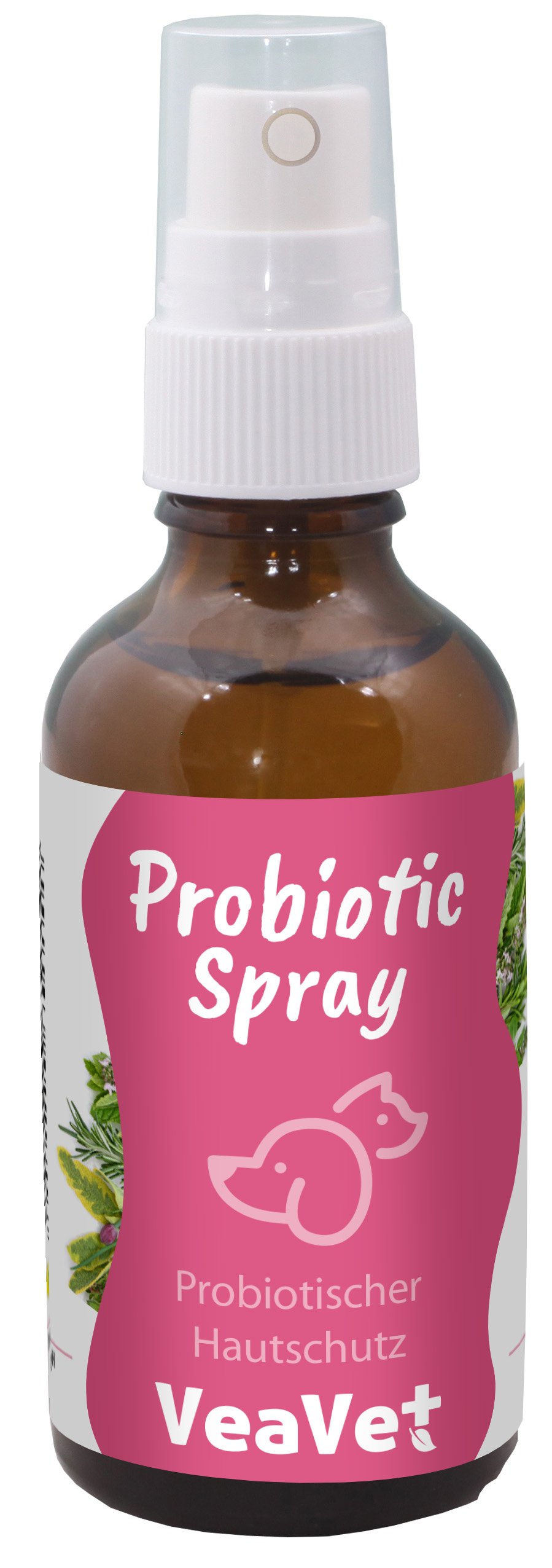 Probiotischer Spray, Hautschutz, Sprühflasche, Fläschchen, Veave+