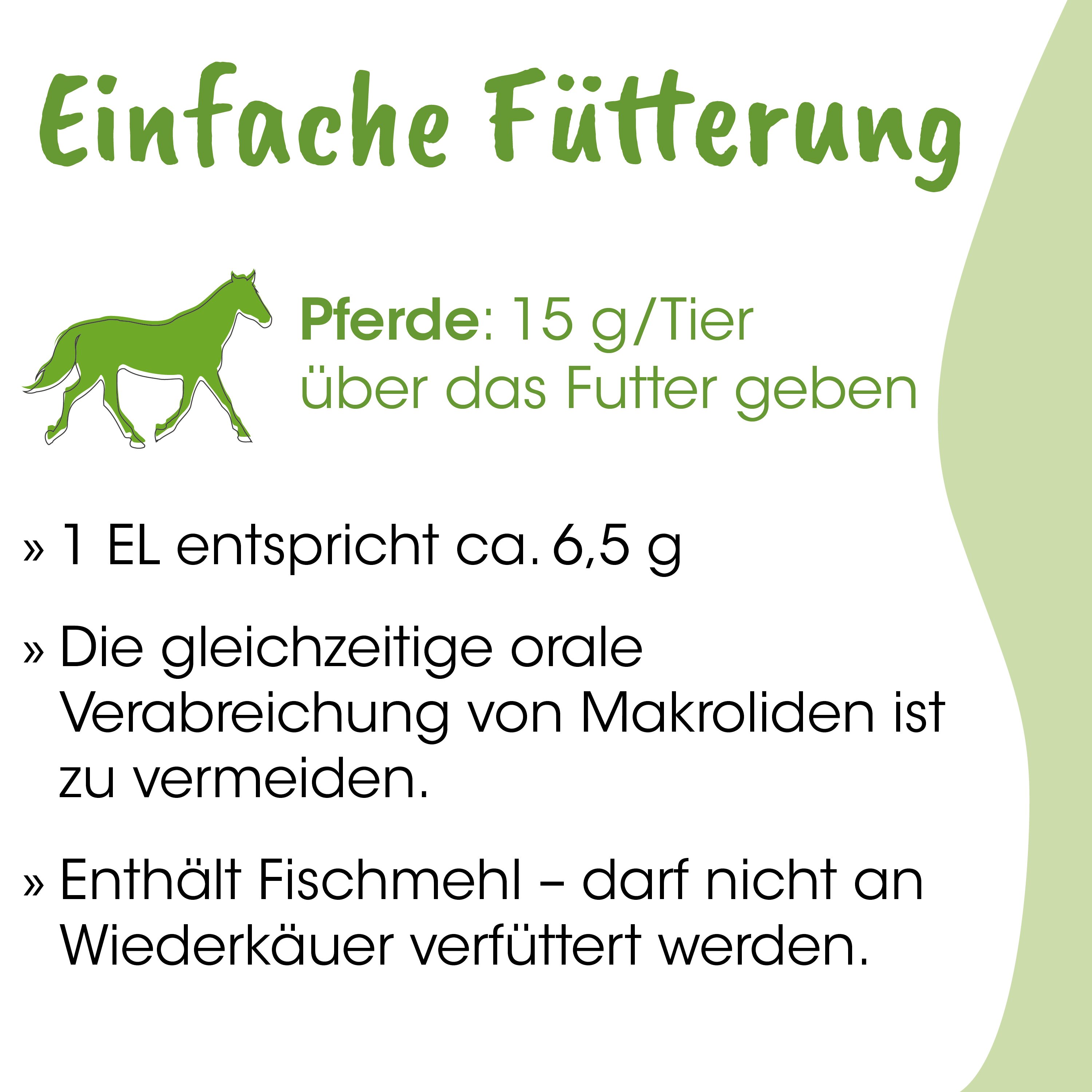 Pferd, Grün, Logo, Fütterung, Makroliden-Verpackung