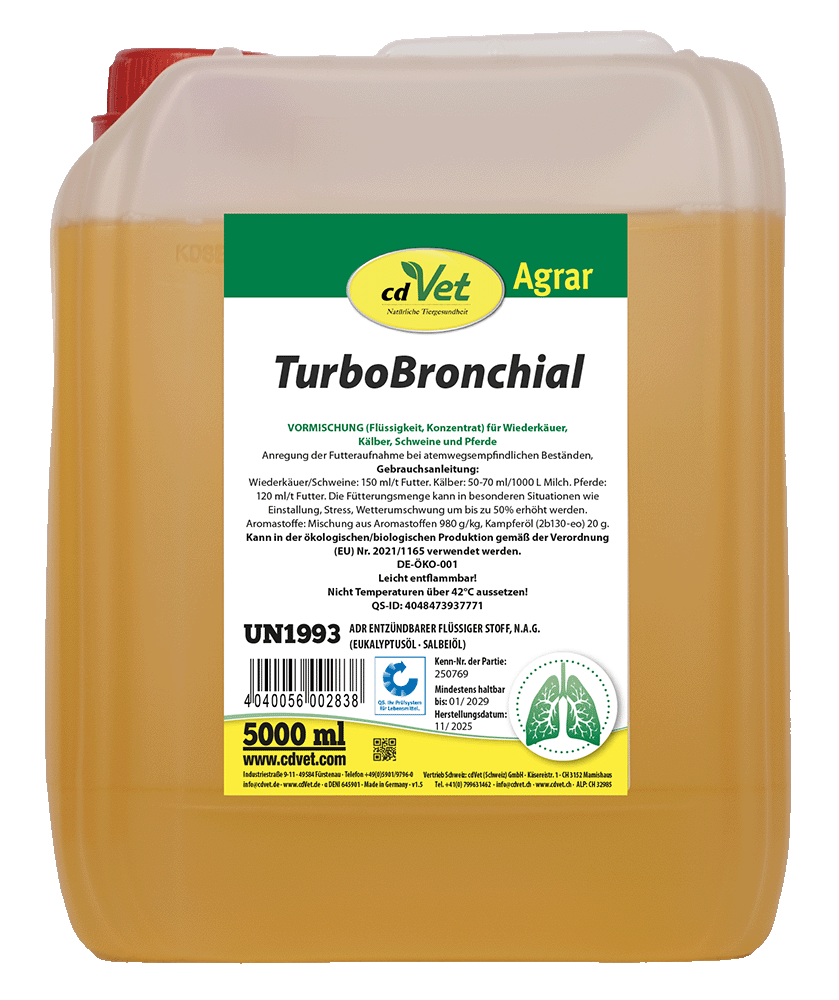 TurboBronchial, Vormischung, Flüssigkeit, Konzentrat, Tierarztprodukt
