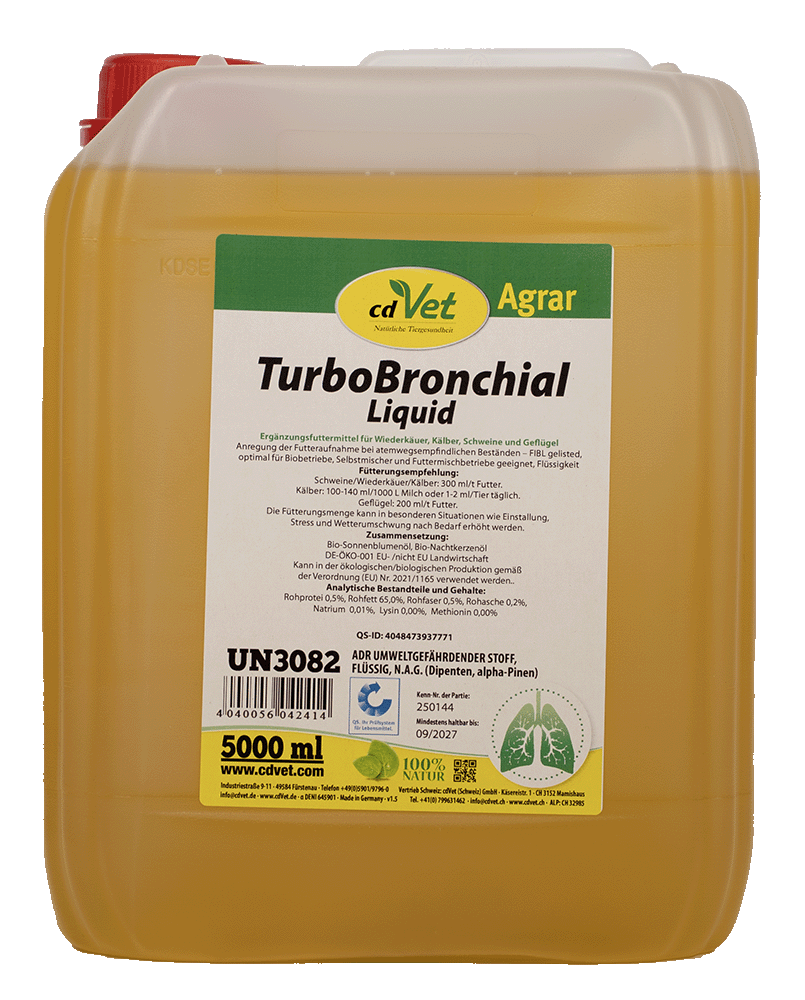 TurboBronchial, Liquid, Agrar, Medikamentenfuttermittel, 5000 ml