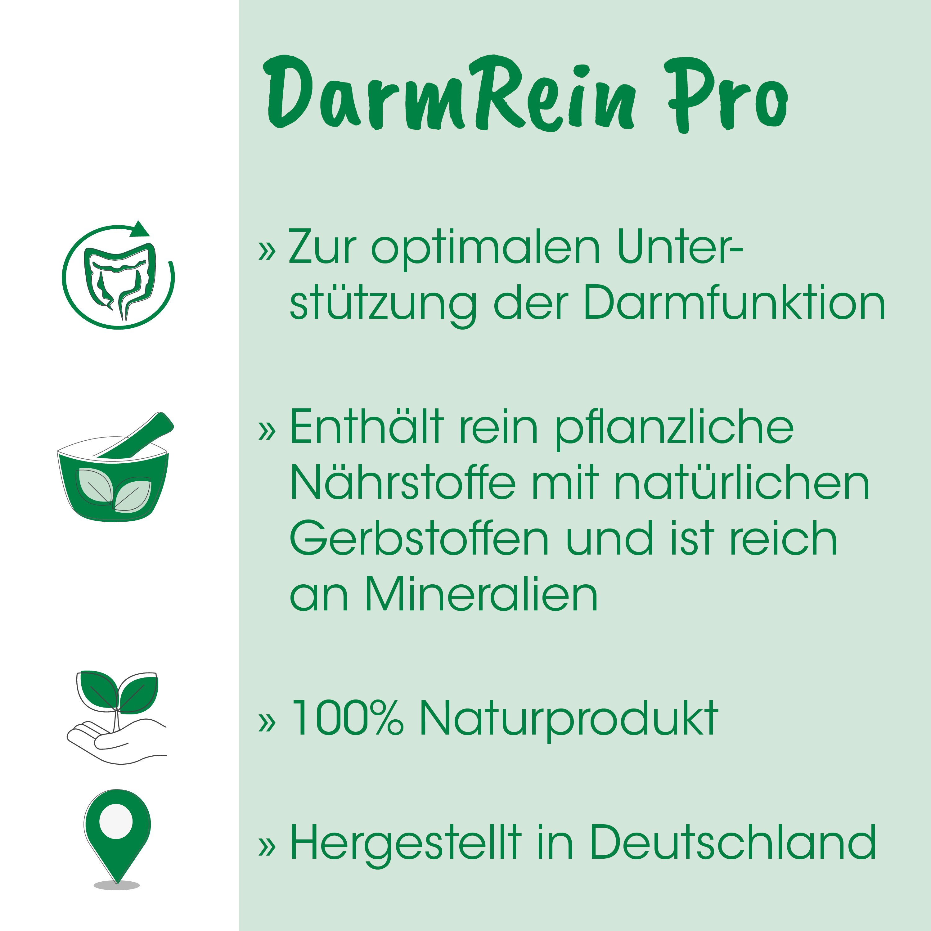 Darmrein Pro, natürliches Produkt, pflanzlich, Deutschland, Verdauungsunterstützung