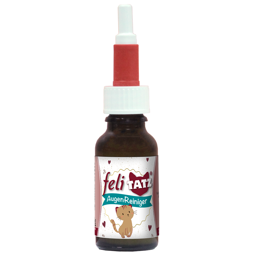 Augenreiniger, Katzenpflegesatz, Tropfen, Fläschchen, Katzenpflegeprodukt