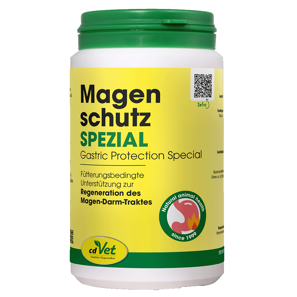 Magenschutz, Gastric Protection, Tiernahrung, Supplement, Hydrotherapie