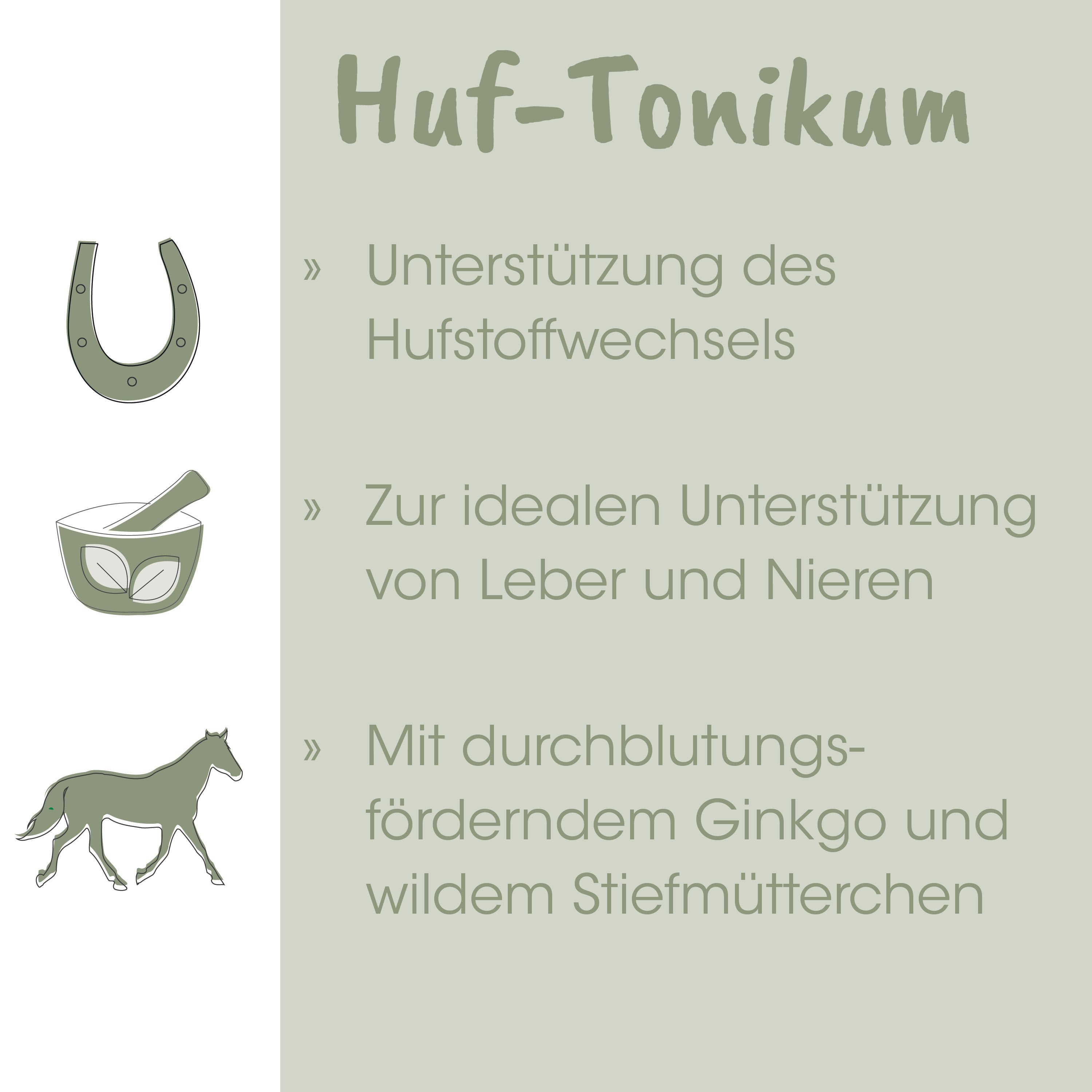 Hufe, Müslikorb, Körperpflege, Pferd, Ginkgo