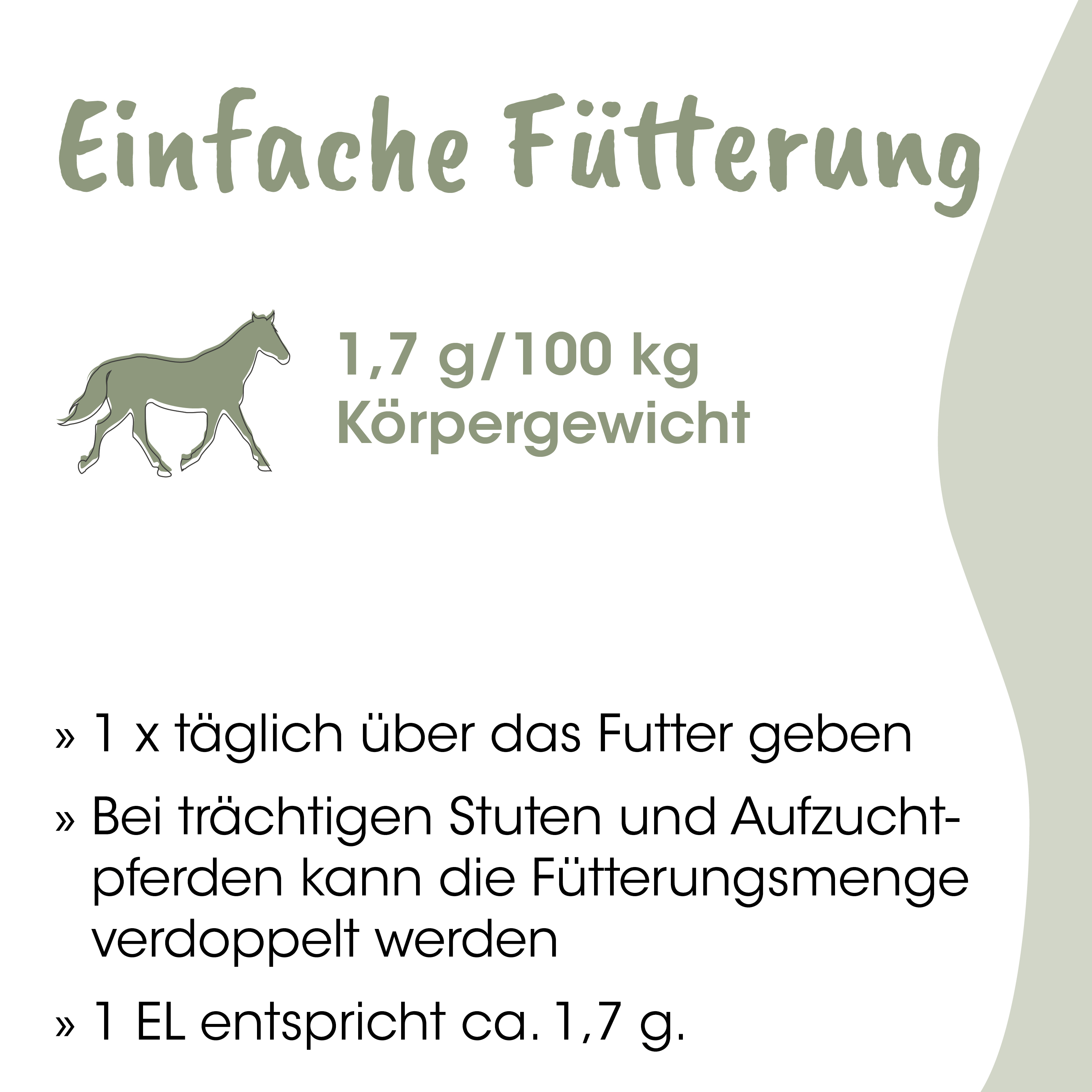 Pferdefutter, Fütterung, Tierfutter, Körner, Pferdepflege