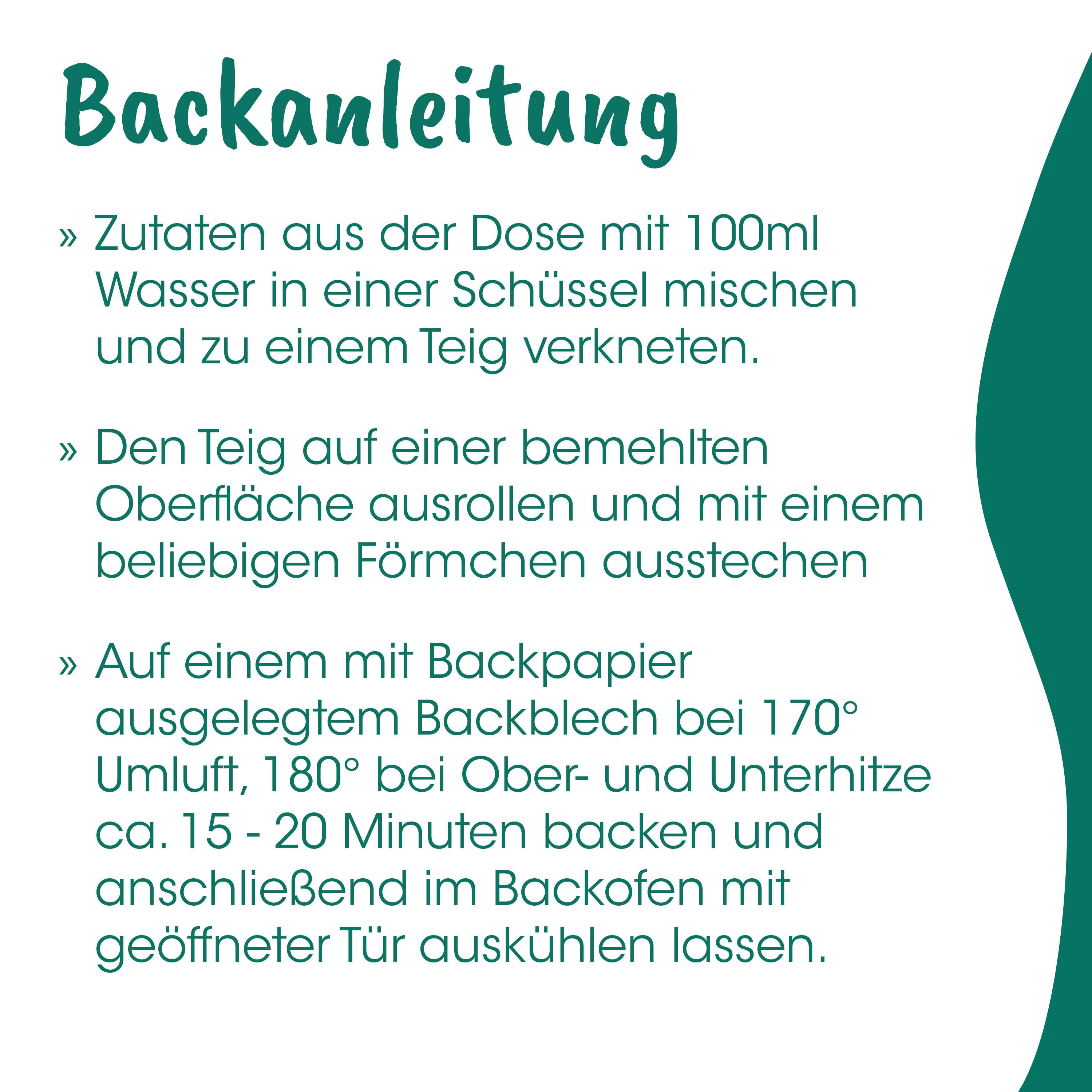 Backanleitung, Backofen, Backblech, Küchenanleitung, Teig