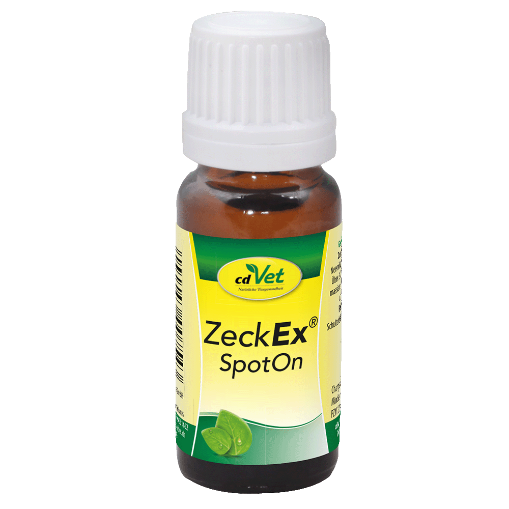 Insektenabwehr, SpotOn, Flüssigkeit, braune Flasche, Dosierkappe, Spot-On, ZeckEx, tierarznei, Hund, Tierarzt