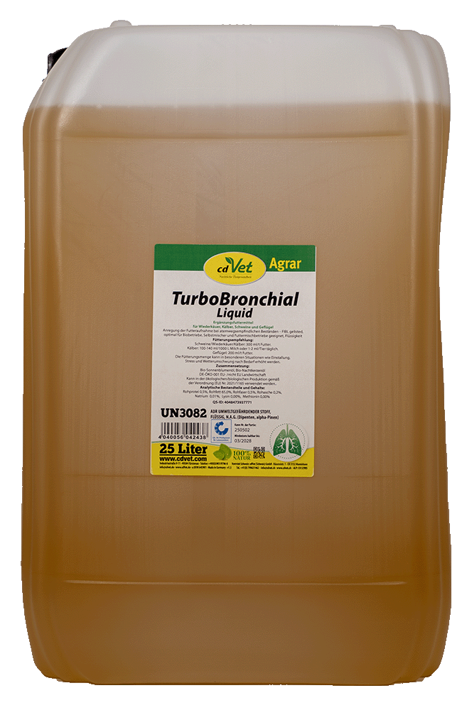 TurboBronchial, Flüssigkeit, Agrar, 25 Liter, Unbekannter Inhaltsstoff