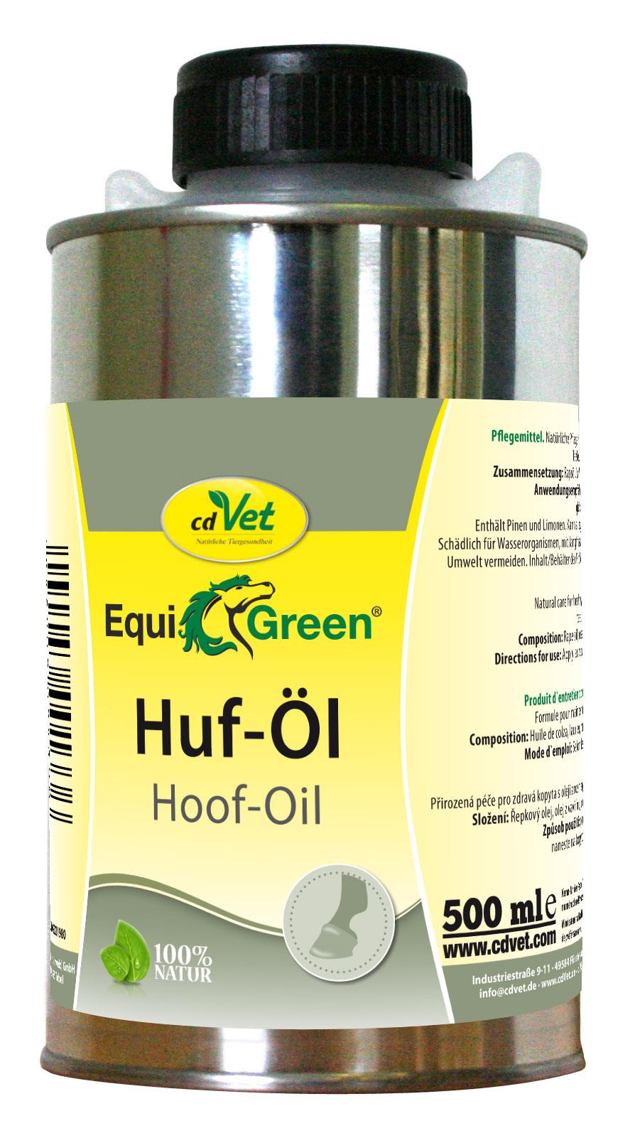 Huf-Öl, Hoof-Oil, EquiGreen, Flasche, 500 ml