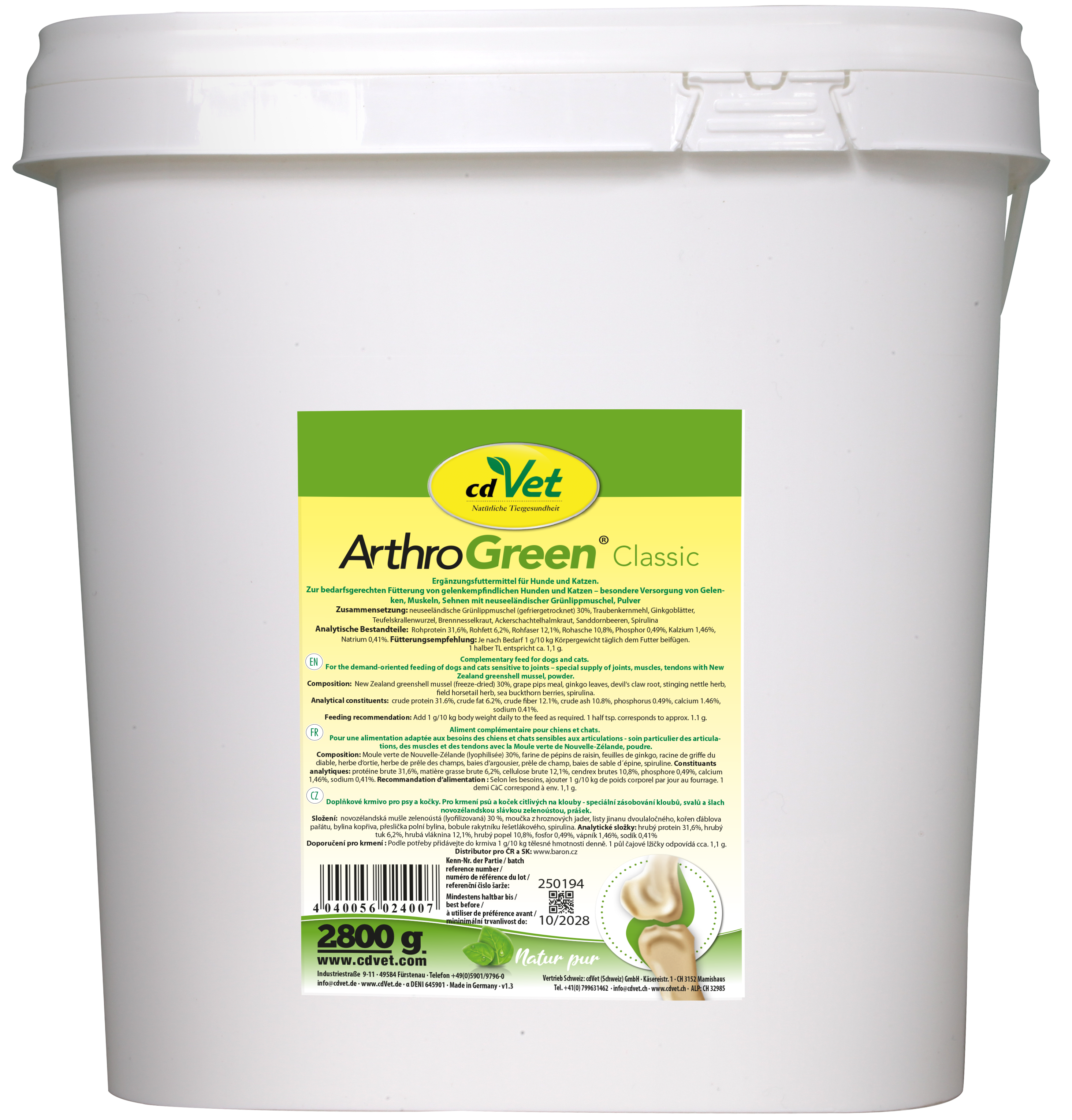 ArthroGreen Classic 2,8 kg