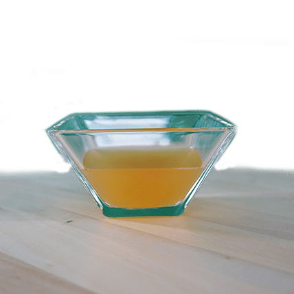 Schüssel, Glasschale, Glasbehälter, orangefarben, transparent