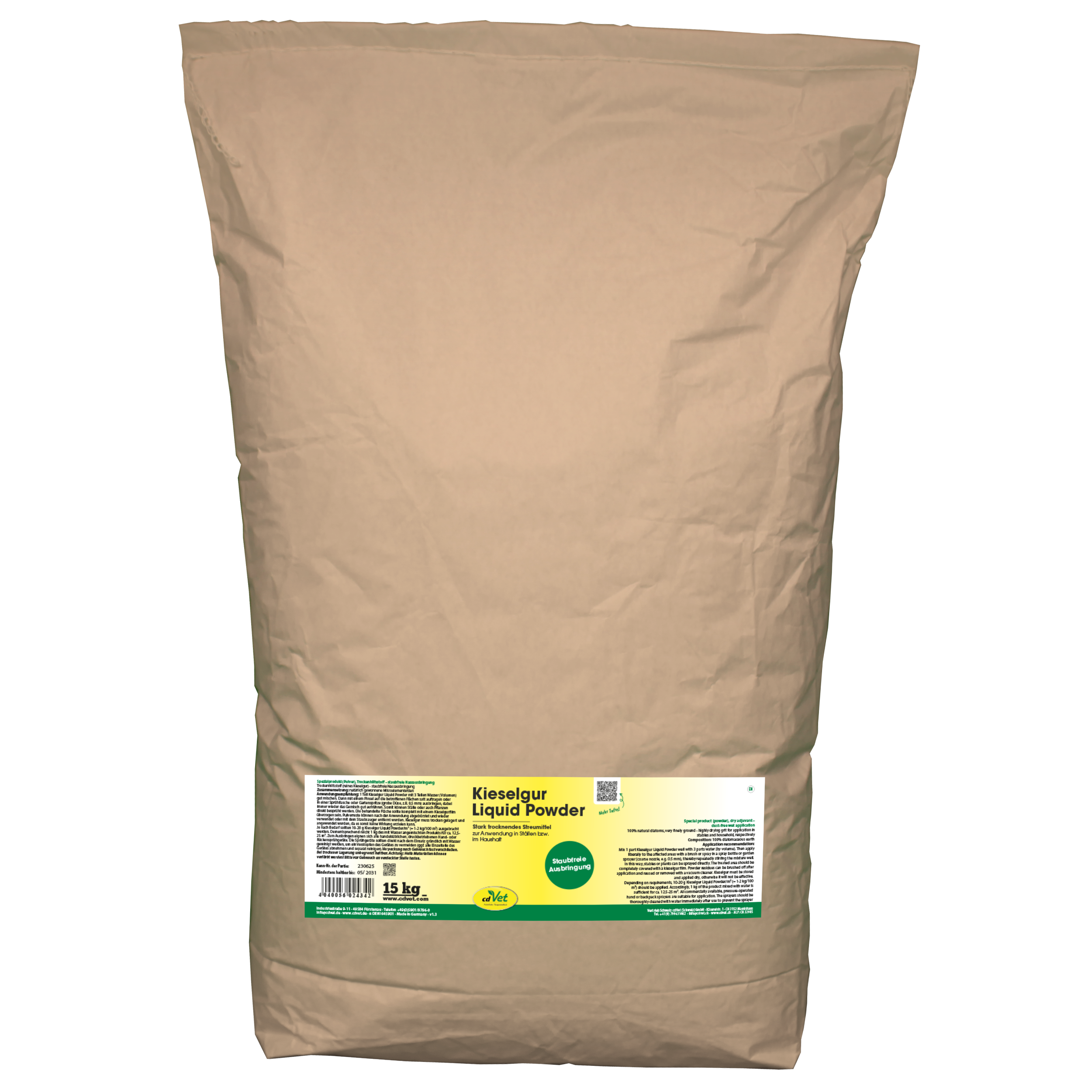 Kieselgur, Pulver, 15 kg, Tierbedarf, Chemisches Produkt