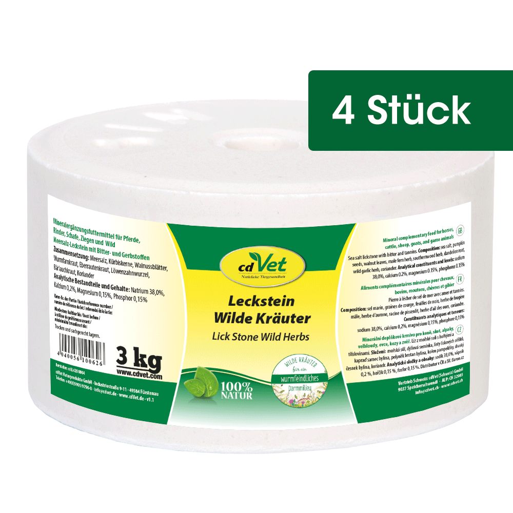 Leckstein Wilde Kräuter 3 kg (4 St.)