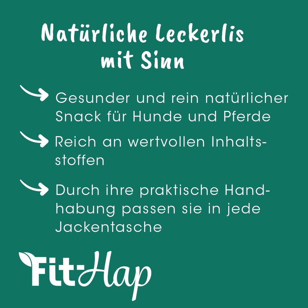 Tier-Snack, Hundesnack, Pferdesnack, natürliche Zutaten, handliche Größe