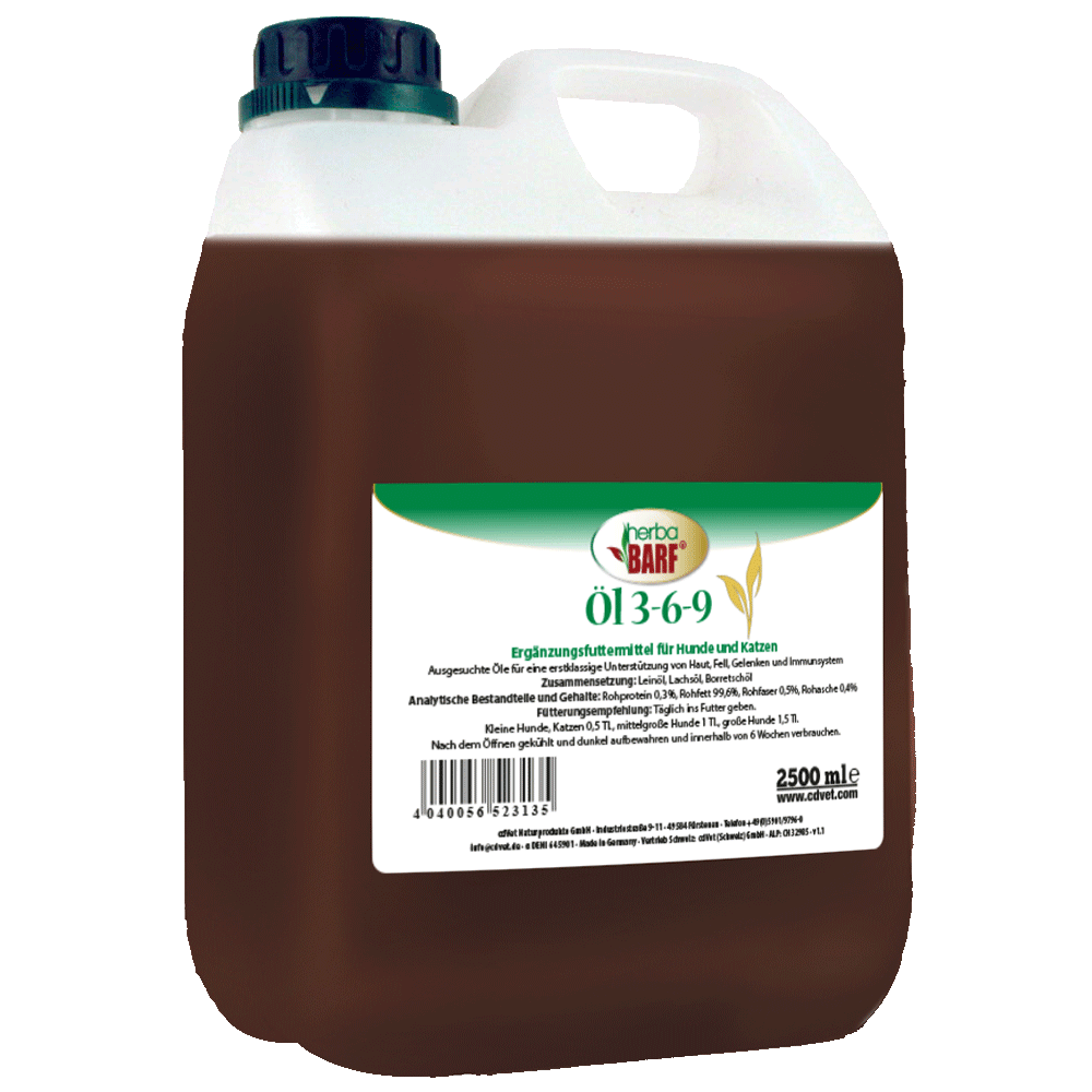 herbaBARF Öl 3-6-9 2,5 L