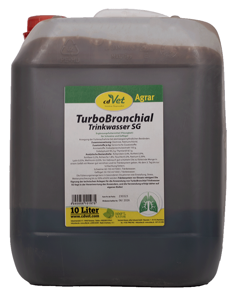 Tierarzt-Backups, TurboBronchial, Trinkwasser SG, Agrar, 10 Liter